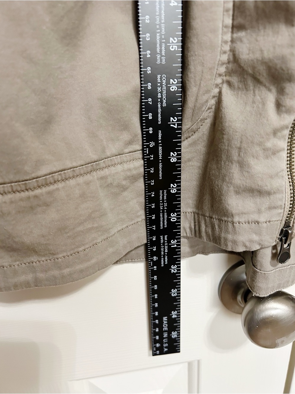 Athleta Hooded Anorak Utility Jacket Drawstring Waist Large Athleisure Coastal - Picture 5 of 5